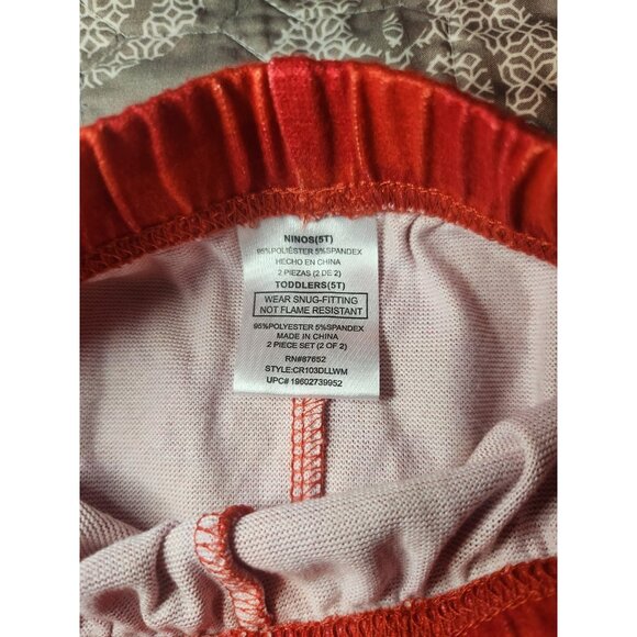 Disney Cars Lightning Mcqueen Kids Pajamas 5T - Picture 3 of 3